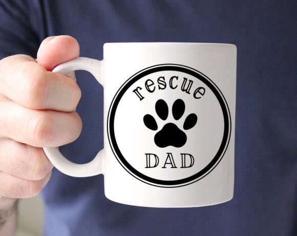 Quotable Life - Wholesale Coffee Mug - Rescue Dog Dad Coffee Mug0