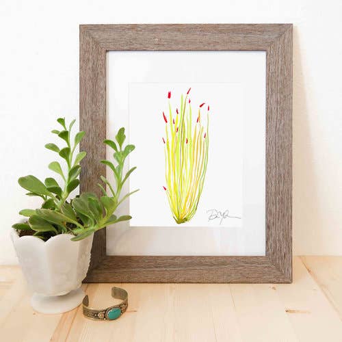 Paige Poppe Art - Wholesale Art Print - "Ocotillo Sun" Art Print