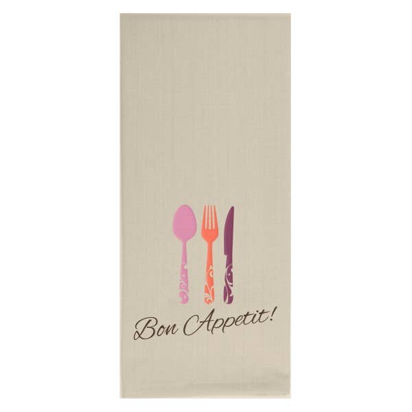 Kitchen Towel - Bon Appetit! for wholesale by Wellspring