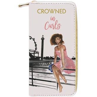 Crowned In Curls Wallet for wholesale by African American Expressions
