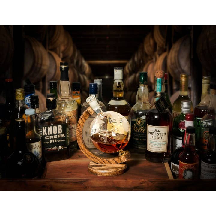 Prestige Decanters – wholesale Dekanter – Vin eller sprit karaff med glasbiplan - Pilot Present