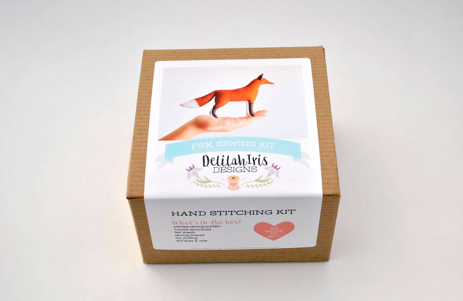 DelilahIris Designs – wholesale Sömnadskit – Felt Fox Fylld Djur-gör-det-själv-sömnadssats - unik gåva!4