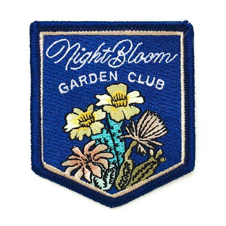 Night Bloom Garden Society Bordado Patch por atacado de Antiquaria