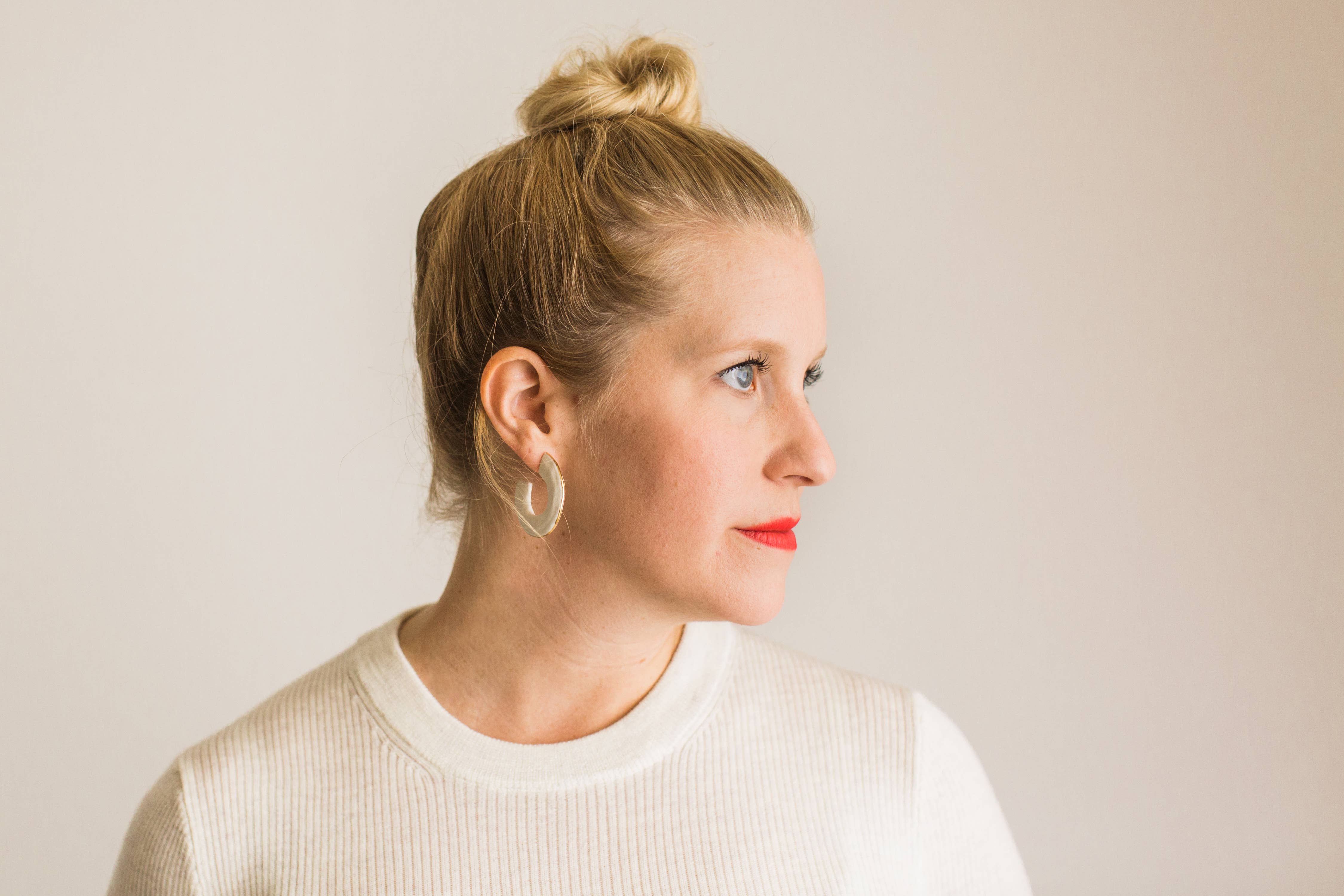 Jenna Vanden Brink Ceramics - Vendita all'ingrosso Orecchini a cerchio - Cerchi pizzicati5