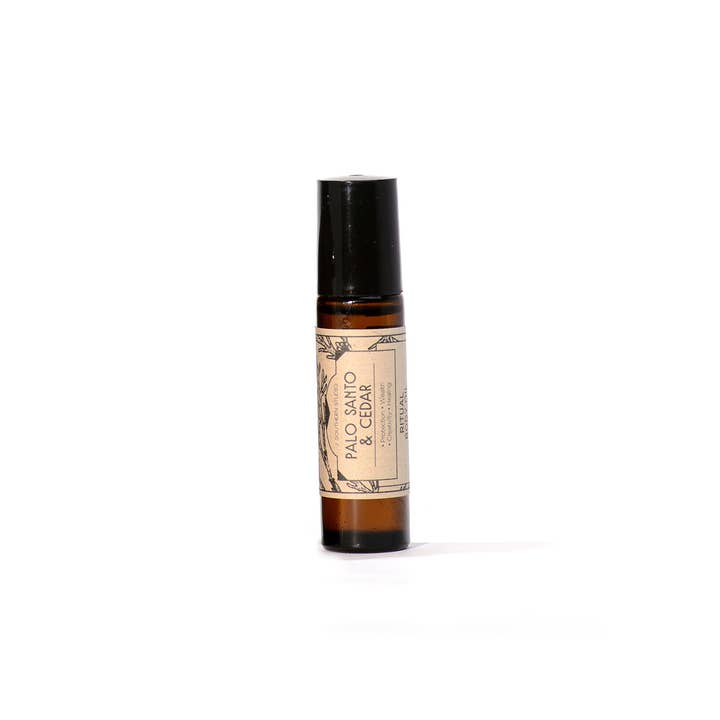 J. Southern Studio - Wholesale Bath/Body Oil - Palo Santo & Cedar Ritual Body Oil with crystals and essential oils- 10 mL