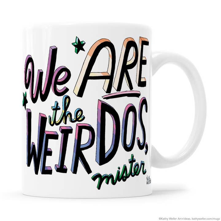 The Craft - We Are The Weirdos Mister Mug for wholesale by Kathy Weller Art+Ideas