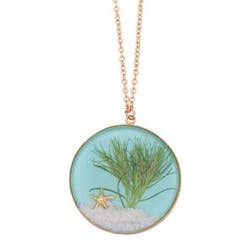 Shari Dixon - Wholesale Pendant/Charm Necklace - Sand Dune Gold Lg Rnd Necklace1