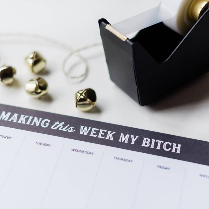 Tiramisu Paperie – Großhandel Planer – Notizblock „Making This Week My Bitch Planner“1