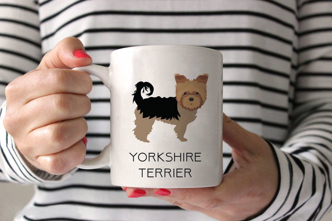 Sophisticated Pup - Wholesale Coffee Mug - Yorkshire Terrier Coffee Mug 11 oz0