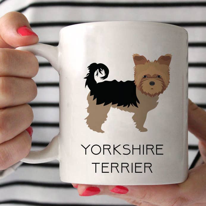 Sophisticated Pup - Wholesale Coffee Mug - Yorkshire Terrier Coffee Mug 11 oz0