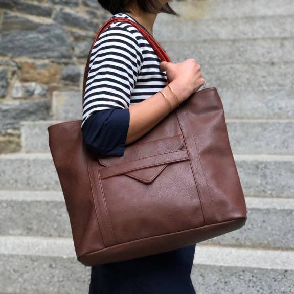 Borough Vegan Tote for wholesale by Canopy Verde