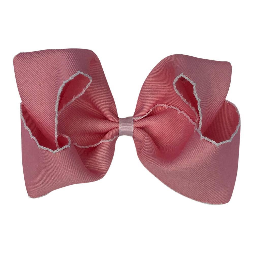 Bows For Belles, LLC - Wholesale Hair Bow - Kids - Traditional Moonstitch Large Size1