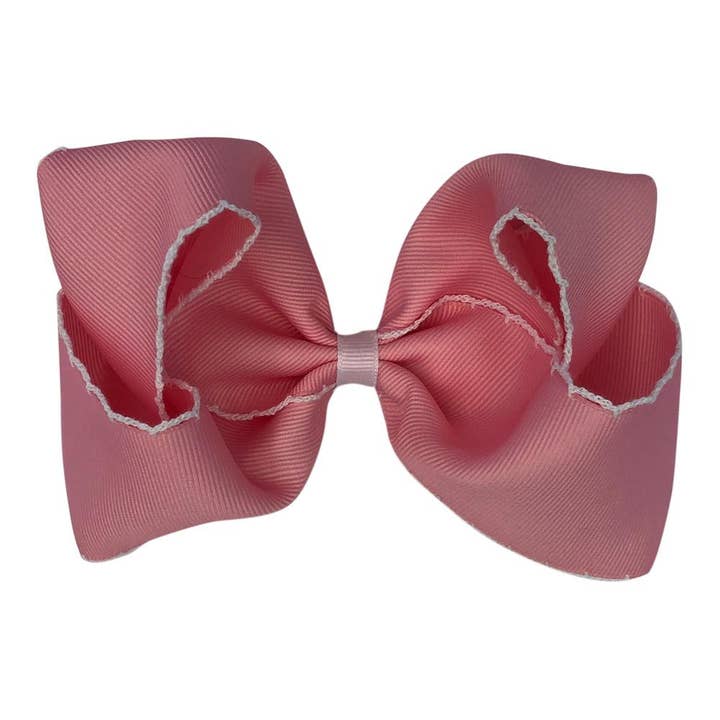 Bows For Belles, LLC - Wholesale Hair Bow - Kids - Traditional Moonstitch Large Size1