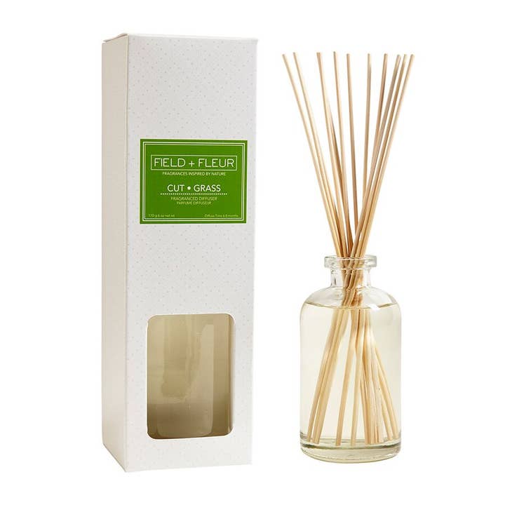 Cut Grass Diffuser Reed 6oz. Ctn.6 for wholesale by Hillhouse Naturals/Field+Fleur