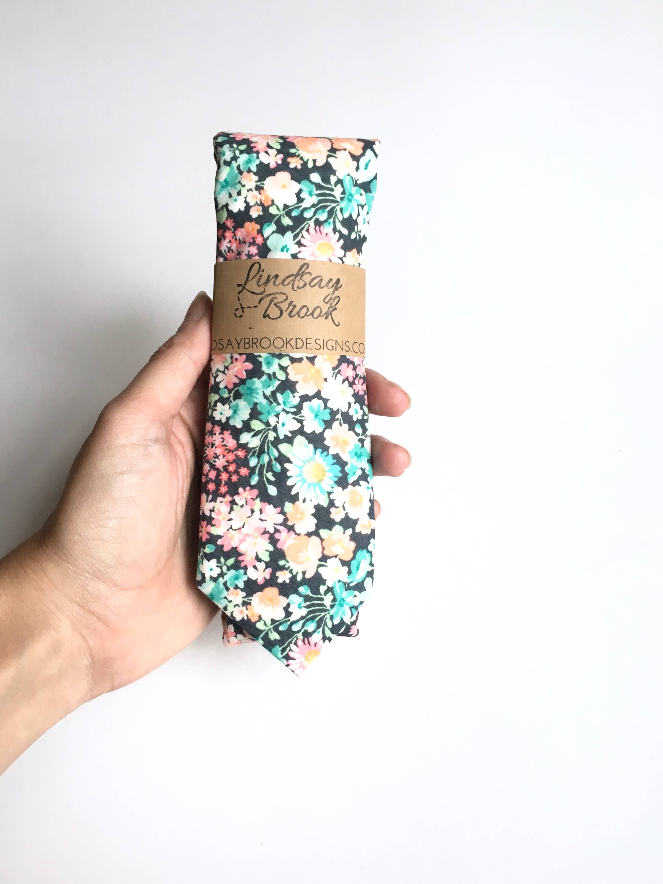 Lindsay Brook Designs - Wholesale Necktie - Men's - Agapanthus Floral Neck Tie0