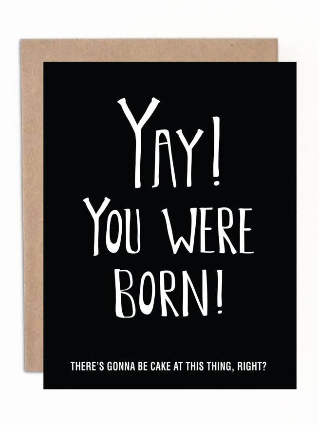 Yay! Du blev født! (Der vil være kage på denne ting højre?) for engroshandel hos Merrily Designs