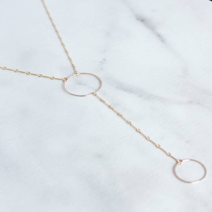 Karma Y Necklace for wholesale by M.Liz Jewelry