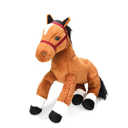 Plushland - Wholesale Stuffed/Plush Toy - Kids & Baby - 14" & 17" Resting Horse Plush - Soft Plush Stuffed Animals2