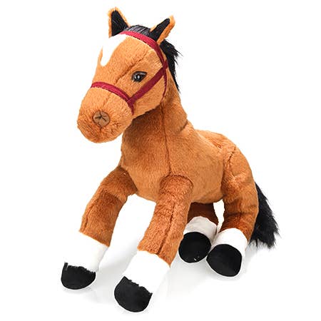 Plushland - Wholesale Stuffed/Plush Toy - Kids & Baby - 14" & 17" Resting Horse Plush - Soft Plush Stuffed Animals2