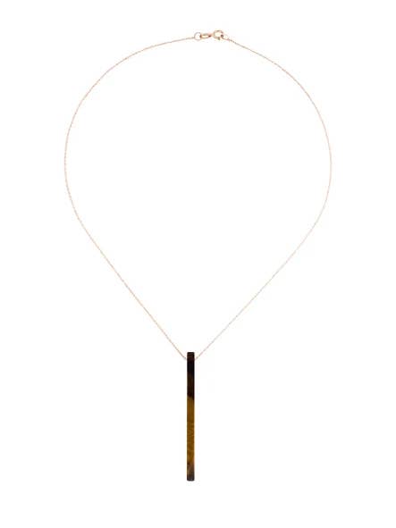 Tigers Eye Spear Necklace for wholesale by Ore & Gold
