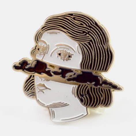 Cloud Head - Emaljerad nål med molndesign för wholesale av Badaboöm Studio