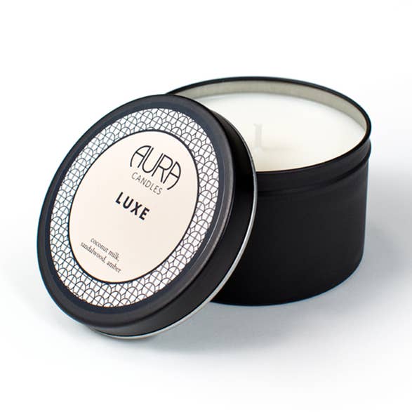 Colección Luxe Travel (Leche de Coco+sándalo) para venta al por mayor de Aura Candles