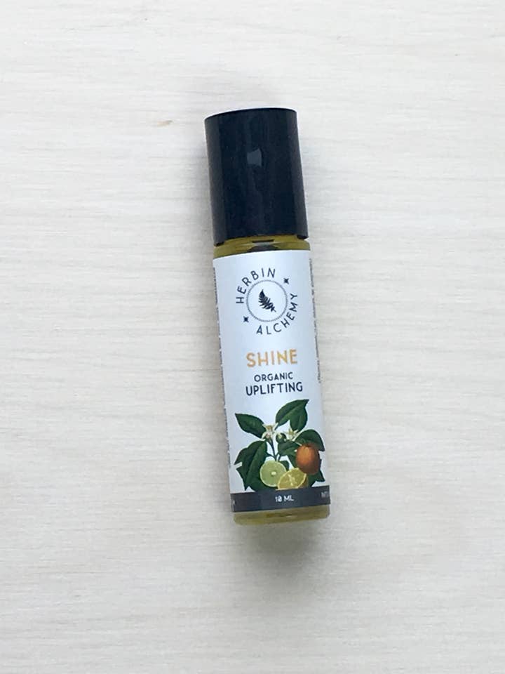 Shine Roll-on, 10ml Organic Aromatherapy/Natural Perfume for wholesale by Herbin Alchemy
