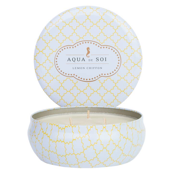 Lemon Chiffon Three Wick Soy Candle for wholesale by The SOi Company