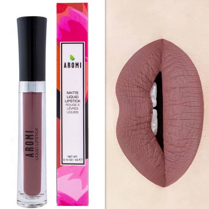 Aromi - Wholesale Lipstick - Sepia Brown Liquid Lipstick