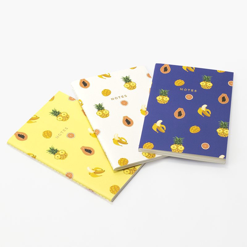 Hadron Epoch Design Studio - Wholesale Notebook - Mini Tropical Fruit Pattern Notebook1