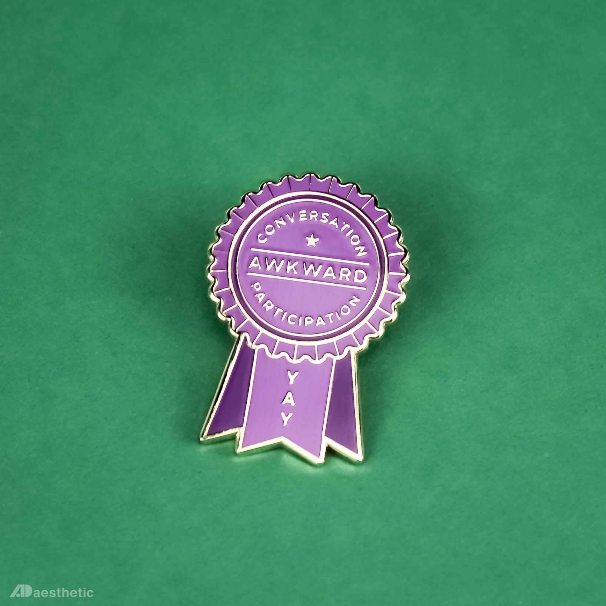 AD Aesthetic - Wholesale Lapel Pin/Button - Awkward Award Enamel Lapel Pin3