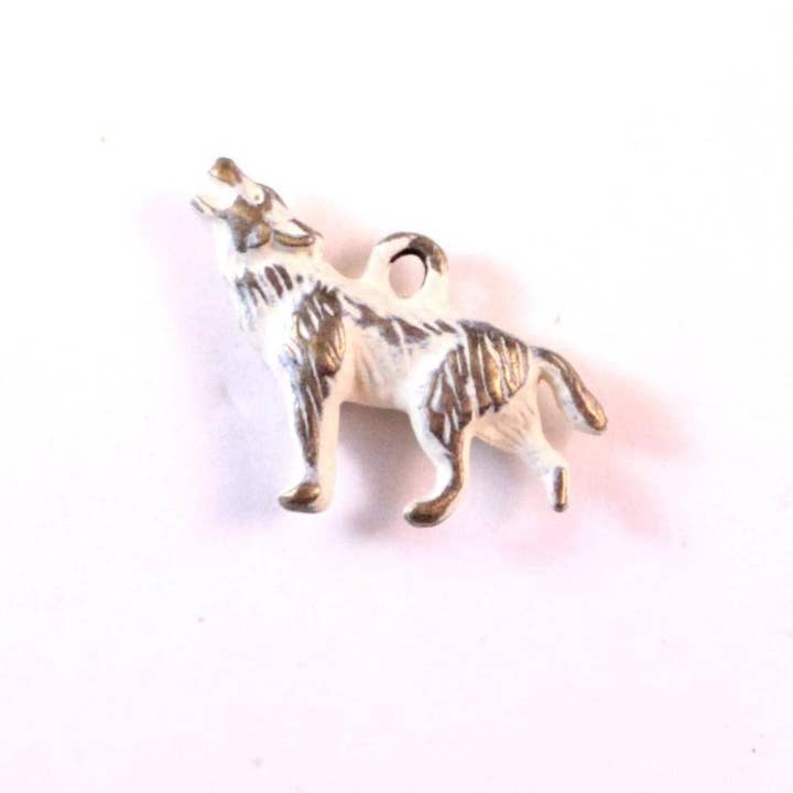 Gleeful Peacock - Wholesale Individual Charm/Pendant - Wolf Charm Bracelet, Necklace, or Charm Only2