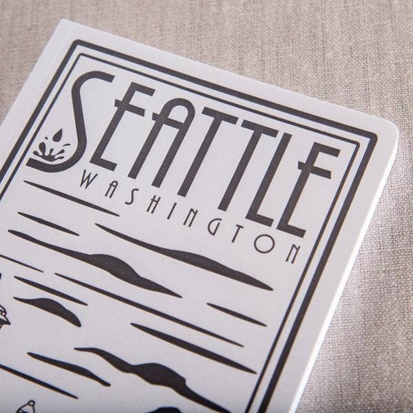 Pike Street Press - Wholesale Notebook - Seattle Lino- Ferry Letterpress Notebook1