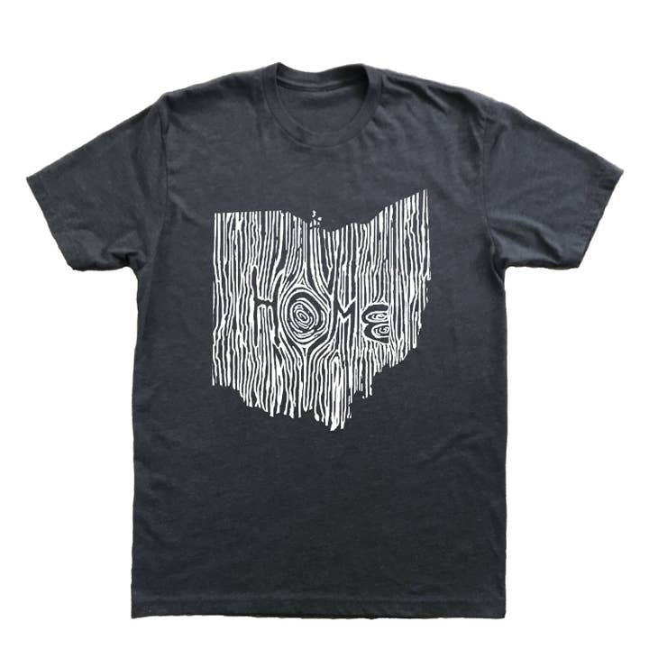 Large- Ohio Ingrained State Unisex T-Shirt for wholesale by Ingrained Apparel