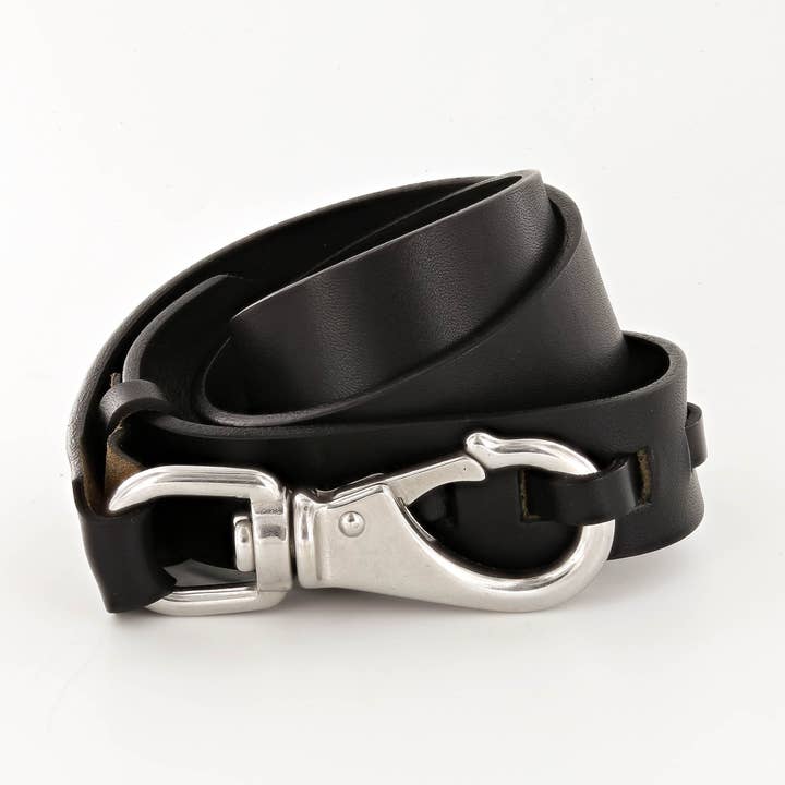 Cargo Leather Belt - Black for wholesale by Sailormade