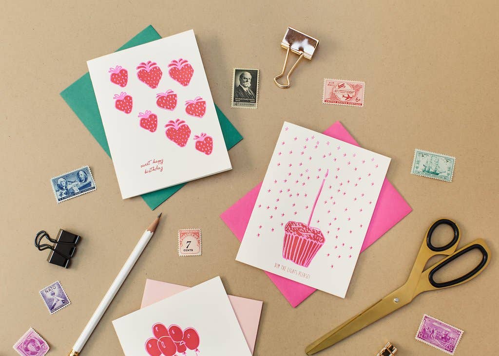 Underwood Letterpress - Wholesale Birthday Card - Sweet Birthday1