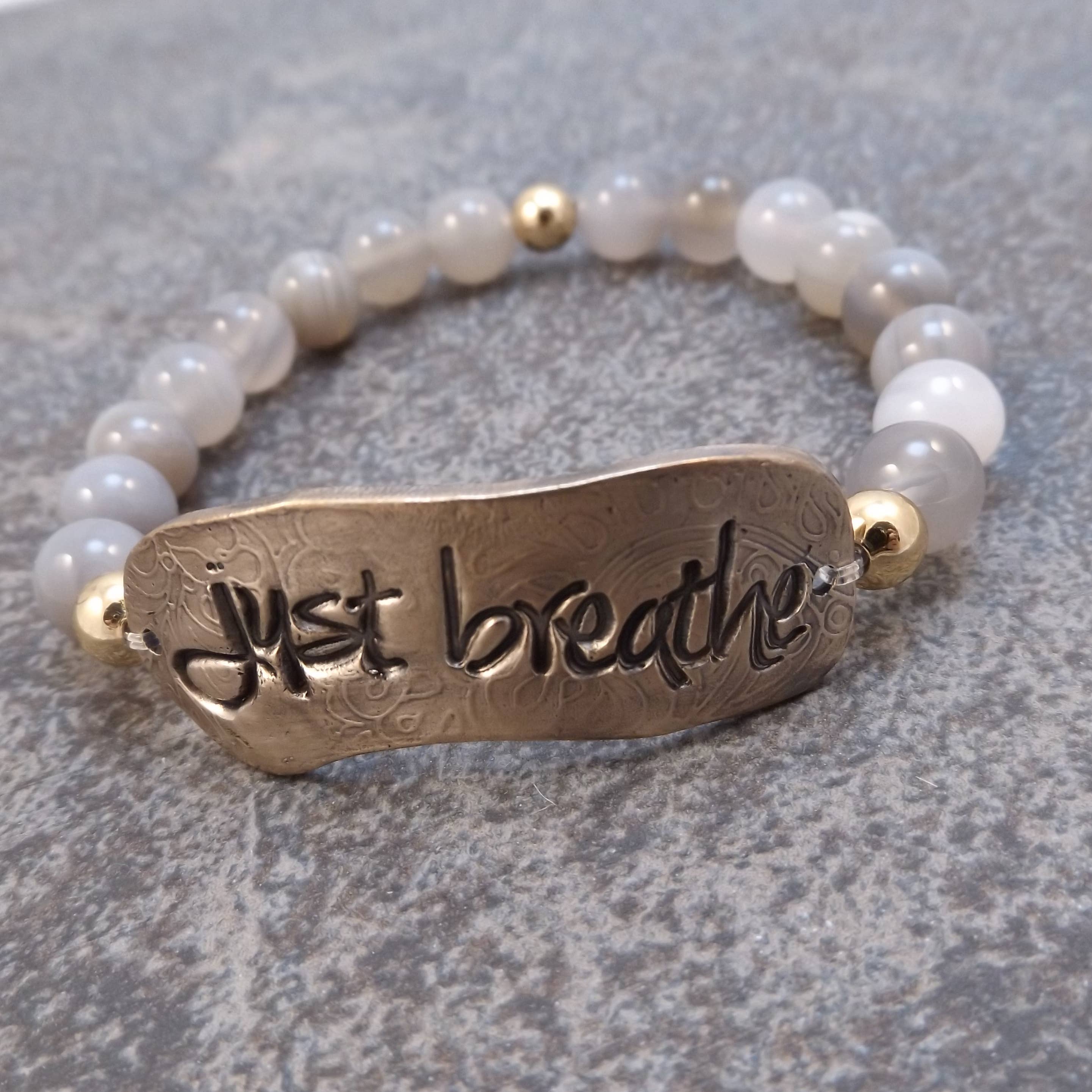 Felicity Jewelry Designs - Wholesale Beaded Bracelet - Just Breathe - Inspiration Bracelet3