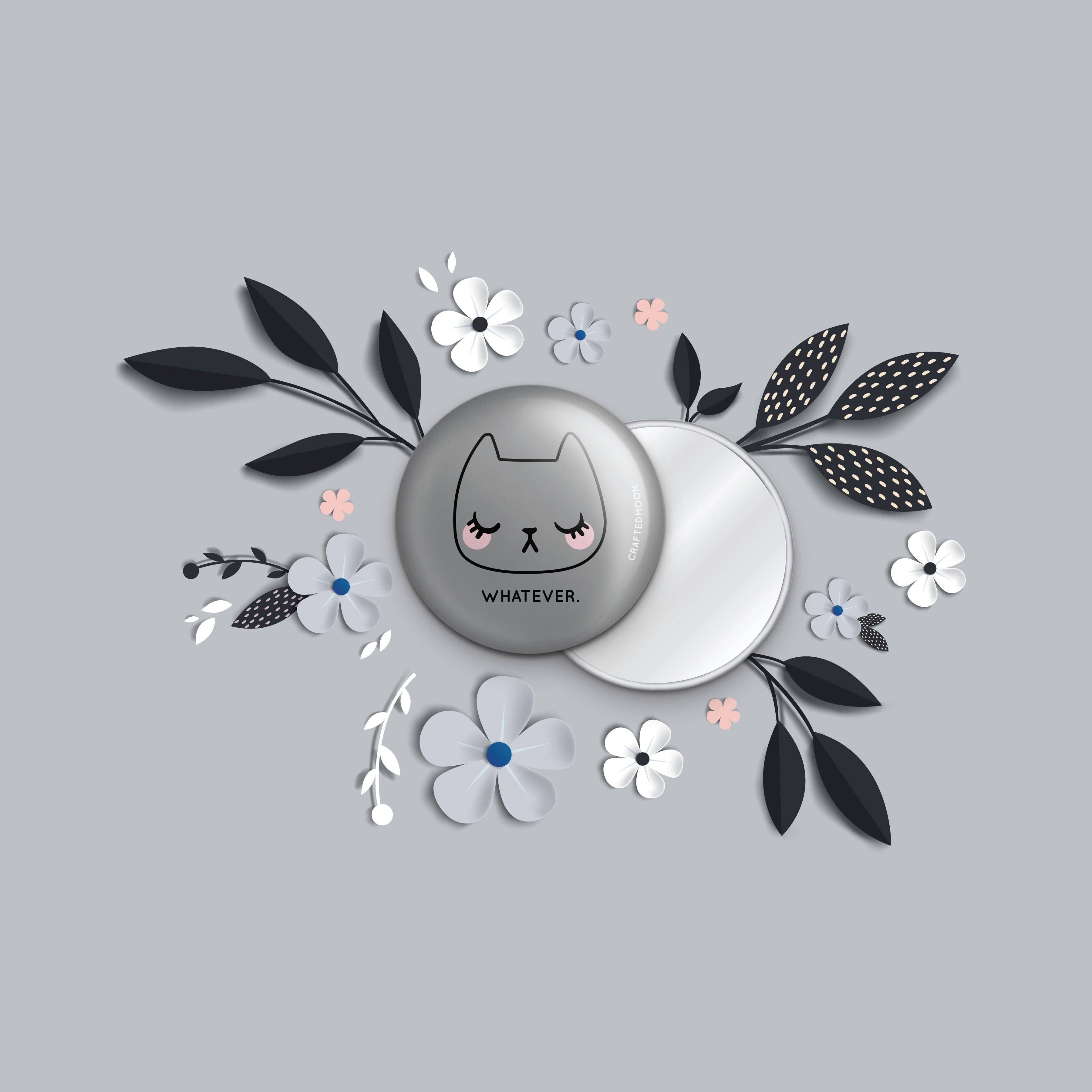 Craftedmoon - Wholesale Makeup Mirror - Whatever Pocket Mirror1