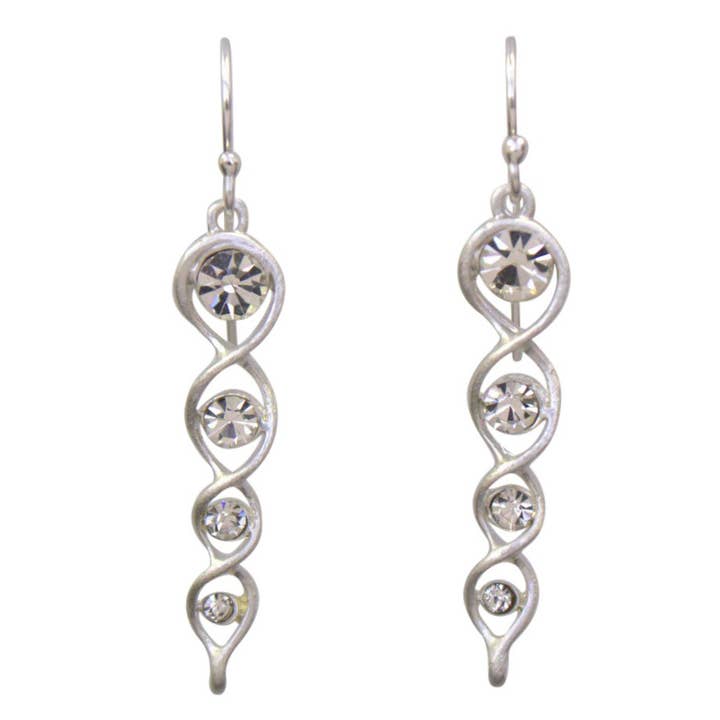 Twist Drop mit Kristall-Ohrr für den Großhandel von Takobia