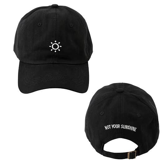 Not Your Sunshine Dad Hat for wholesale by SNARK CITY