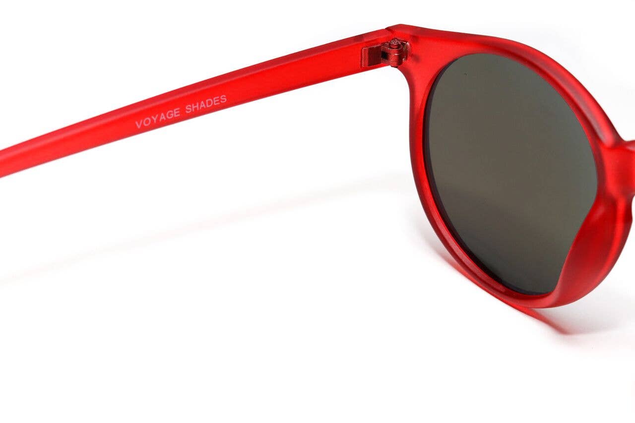 Sondre Travel - Wholesale Sunglasses - Unisex - Voyage Shades | Frosted Red1