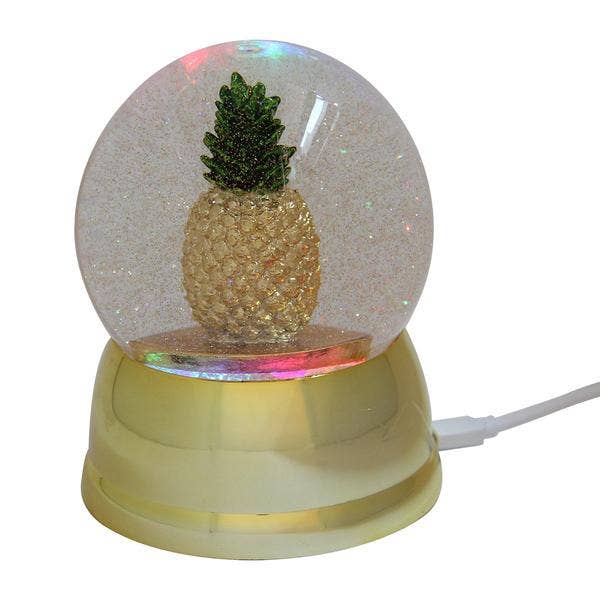 coexs novelty - Wholesale Snow Globe - Pineapple USB Powered Snow Globe0