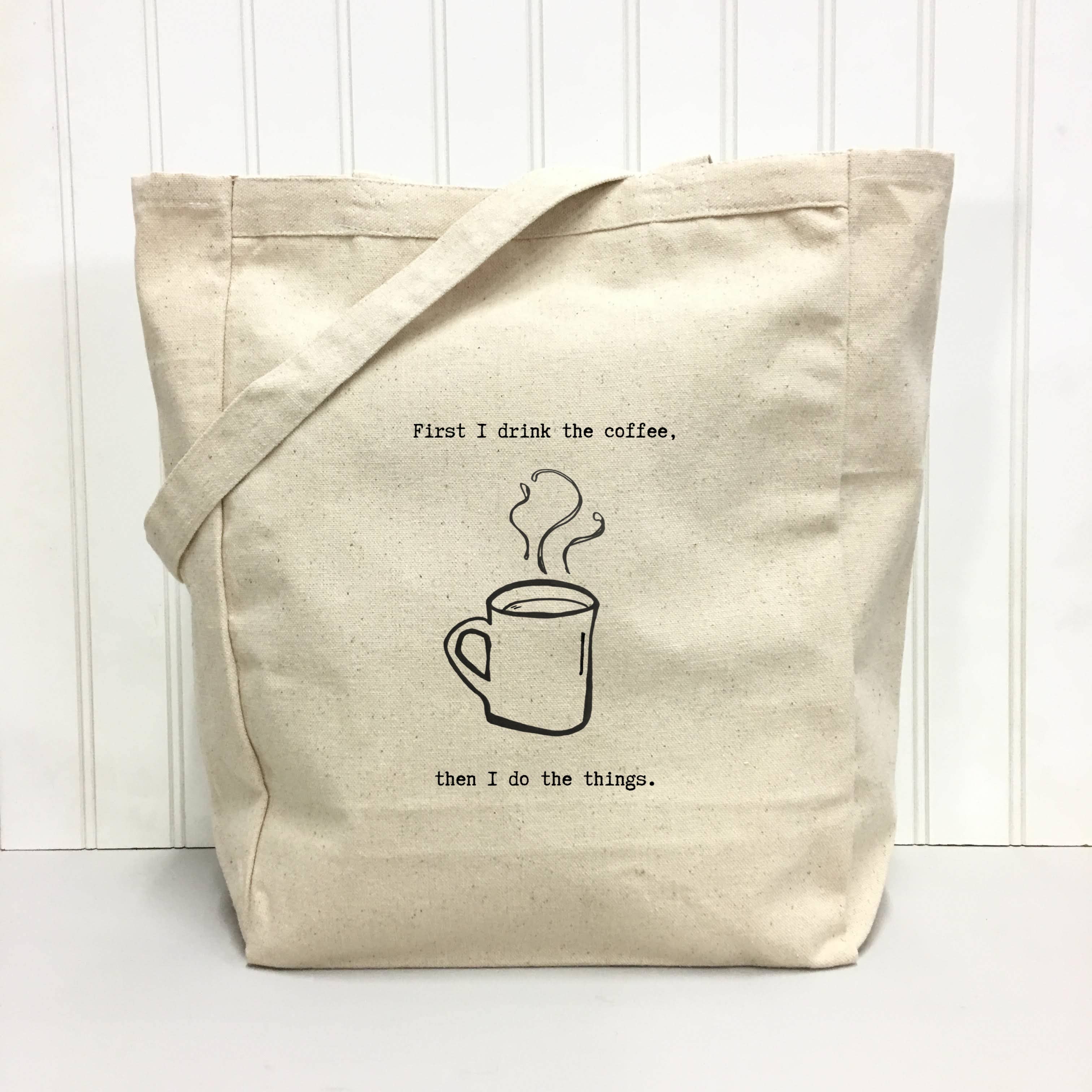 Things UnCommon - Venta al por mayor Bolsa grande - Unisex - Bolso Tote - Café