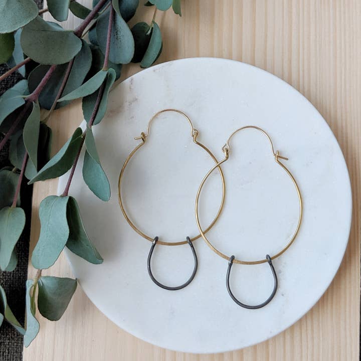 Large Stirrup Earrings for wholesale by Zalias Jewelry