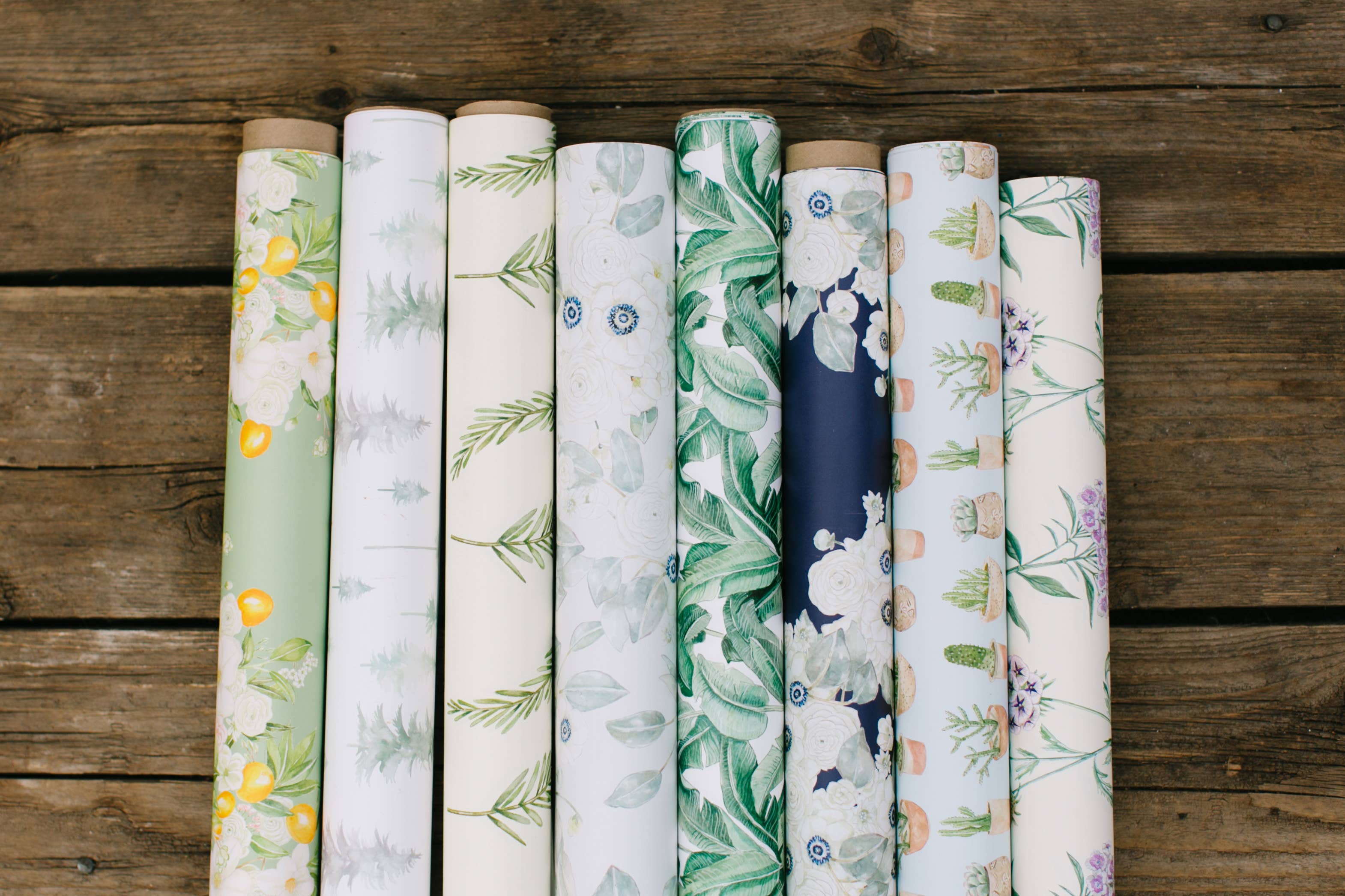 Lana's Shop - Wholesale Wrapping Paper Roll - Floral Botanic Gift Wrap Roll2