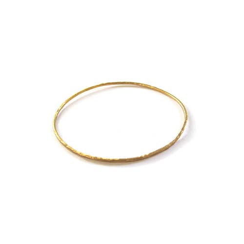 Goldeluxe Jewelry - Wholesale Bangle Bracelet - Hammered Oval Bangle0