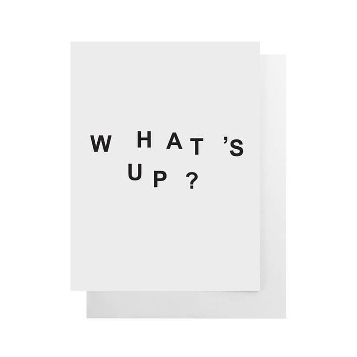 REMOVED BRAND - Wholesale Everyday Greeting Card - What's Up Card