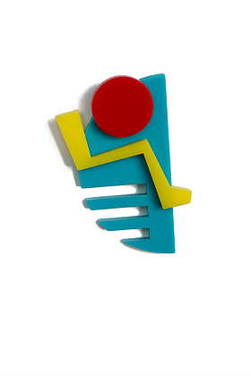 De signature Life - Wholesale Brooch - Sunset Brooch Blue0