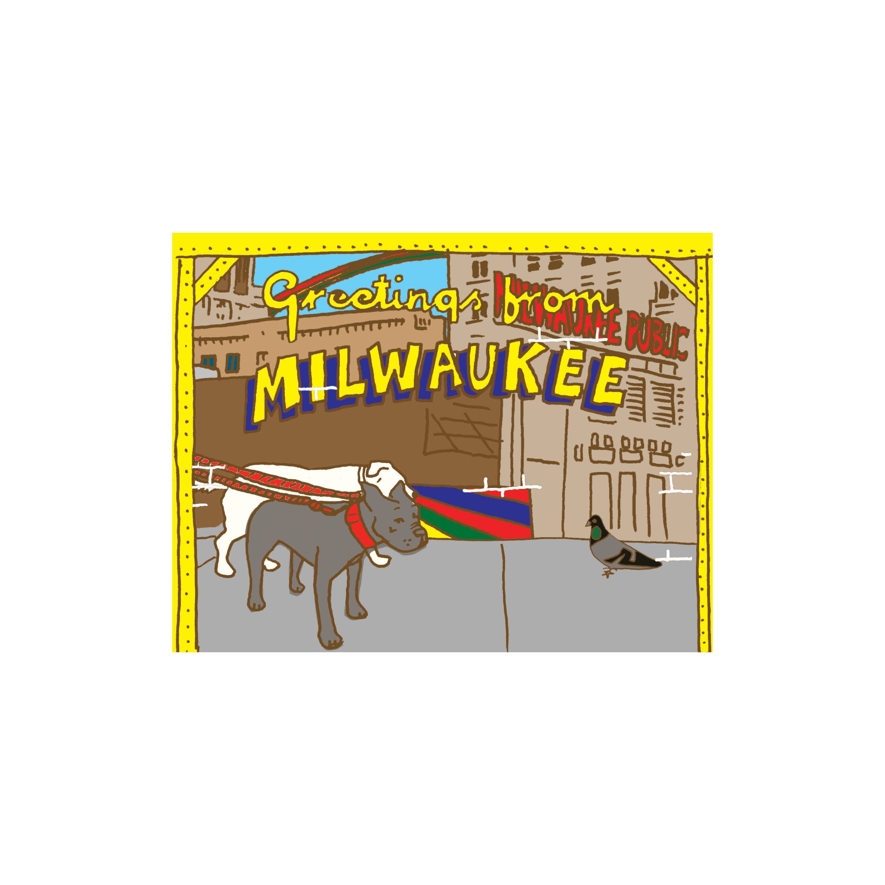 La Familia Green - Wholesale Postcard - City Mural Postcard4