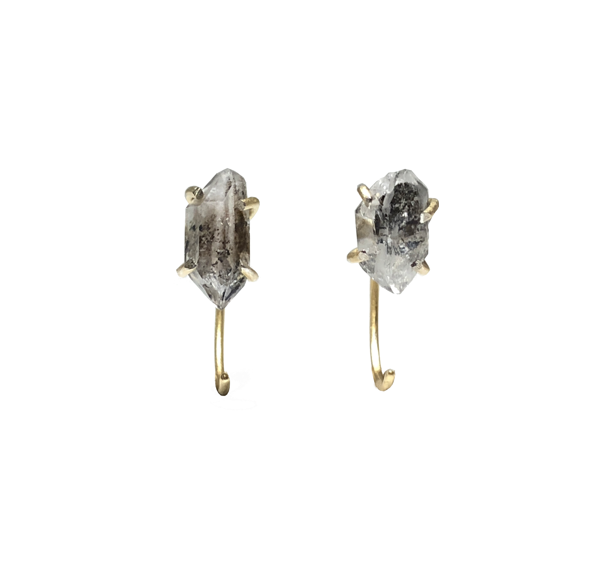 Kind Karma Company - Wholesale Stud/Post Earrings - Herkimer Diamond Quartz Studs3